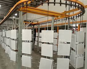 TS16949 Natryskiwanie tarcz hamulcowych Sprzęt do powlekania elektrostatycznego Oszczędność energii