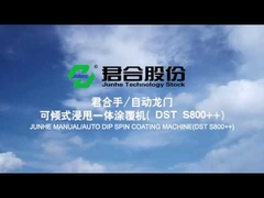 JUNHE® maszyna do powlekania płatkami cynku DST S800++ maszyna do powlekania zanurzeniowo-wirowego